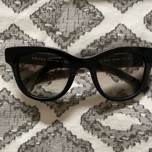 Prada Black Wayfarer Sunglasses SPR27P